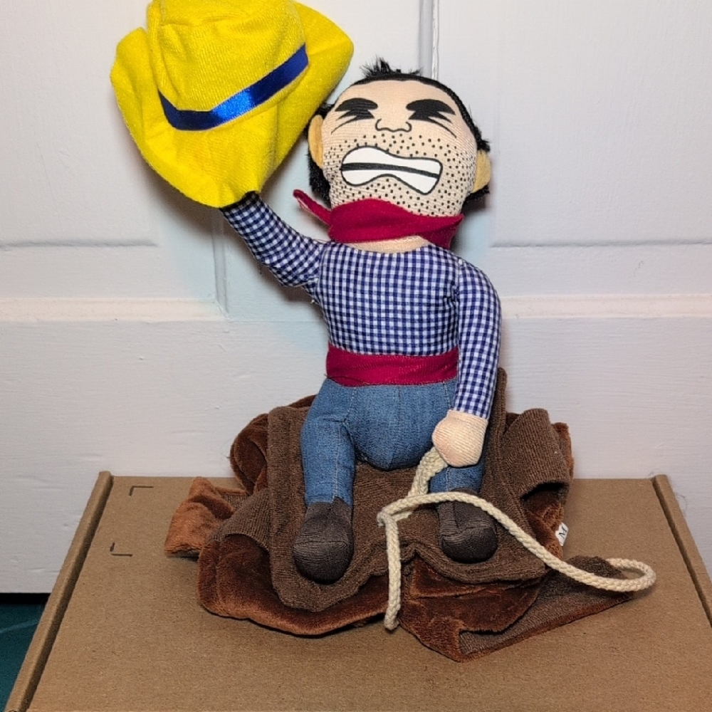 Yellow Hat Cowboy Plush Toy